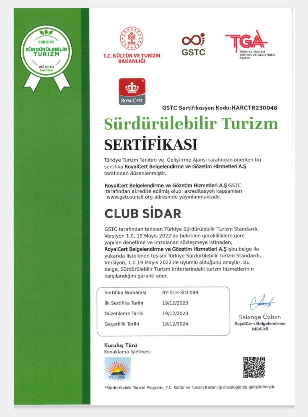 Club Sidar Apart Hotel Alanya Exterior photo